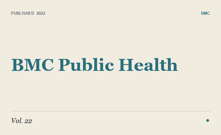 BMC Public Health, 2022