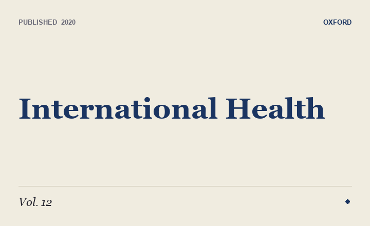 International Health (Oxford), 2020