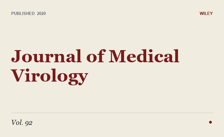 Journal of Medical Virology, 2020